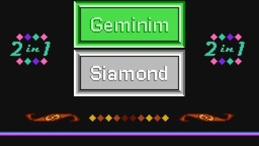 2 in 1 Geminim/Siamond titlescreen