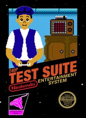 240p TestSuite Mini Nes