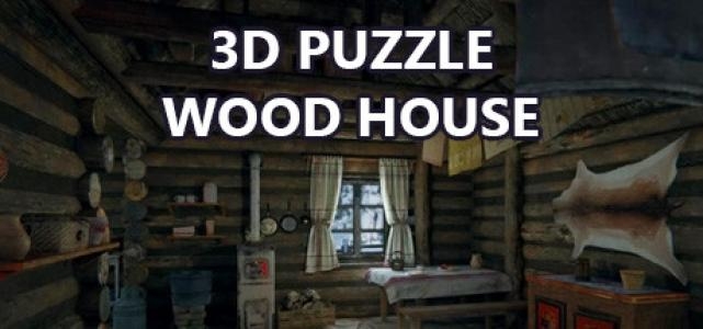 3D PUZZLE: Wood House