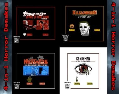 8-Bit Slasher 4-in-1 Horror Demakes