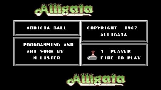 Addicta Ball titlescreen