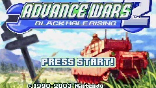 Advance Wars 2: Black Hole Rising titlescreen