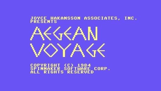 Aegean Voyage titlescreen