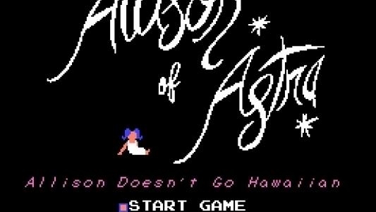 Allison of Astra: Episode 2 - Allison Doesn't Go Hawaiian titlescreen