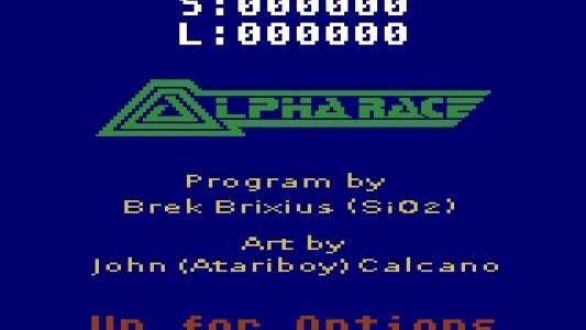 Alpha Race titlescreen