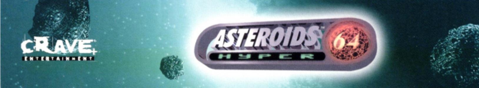 Asteroids Hyper 64 banner