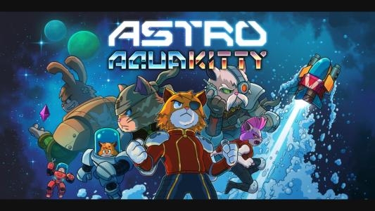 Astro Aqua Kitty titlescreen