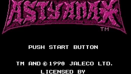 Astyanax titlescreen