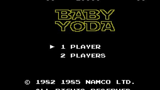 Baby Yoda titlescreen