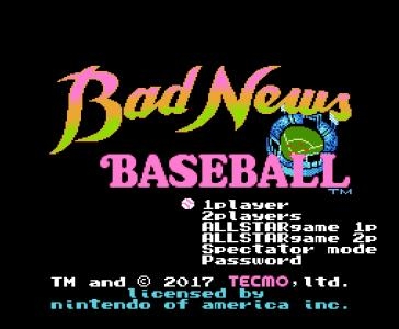 Bad News Baseball 2017