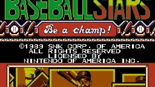 Baseball Stars titlescreen