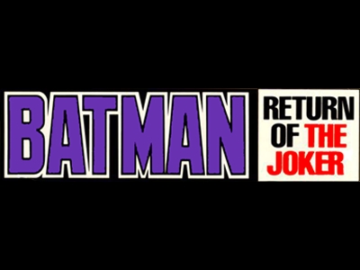 Batman: Return of the Joker clearlogo