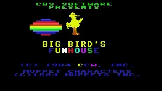 Big Bird's Funhouse titlescreen