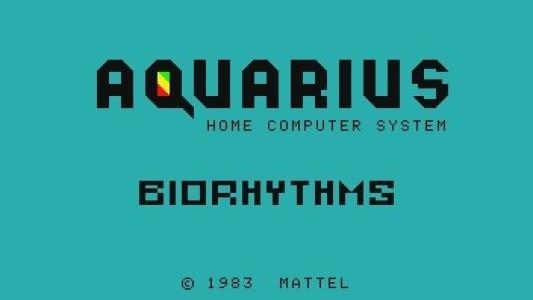 Biorhythms titlescreen