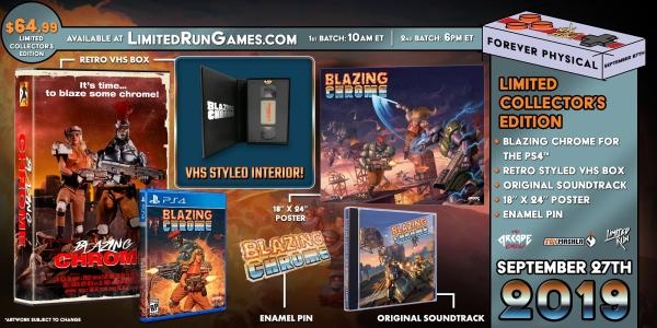 Blazing Chrome VHS Edition banner