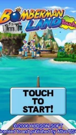 Bomberman Land Touch! titlescreen