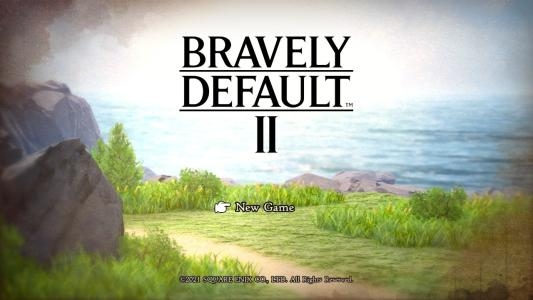 Bravely Default II titlescreen