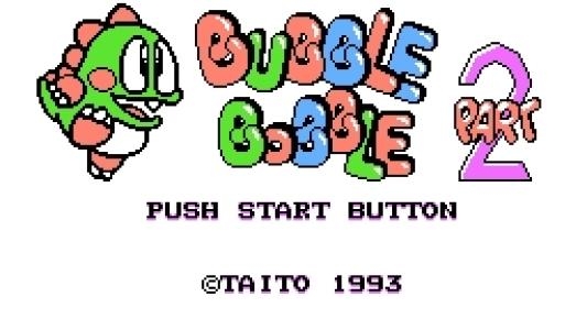 Bubble Bobble: Part 2 titlescreen