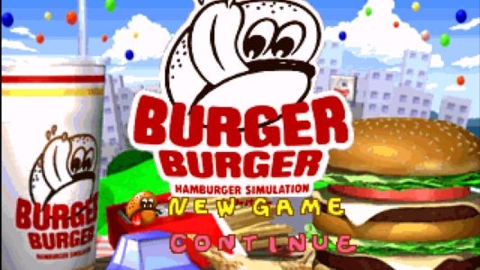 Burger Burger titlescreen