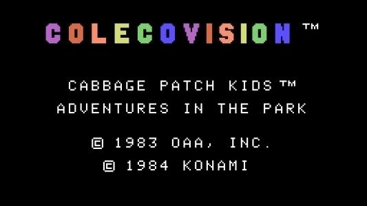 Cabbage Patch Kids: Adventures in the Park titlescreen