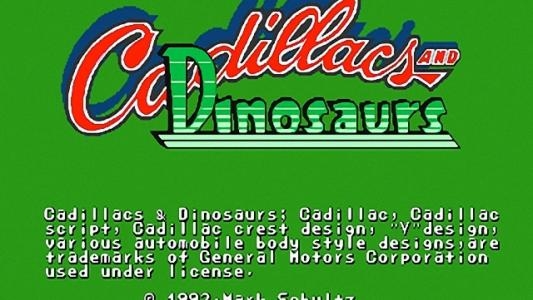 Cadillacs and Dinosaurs titlescreen