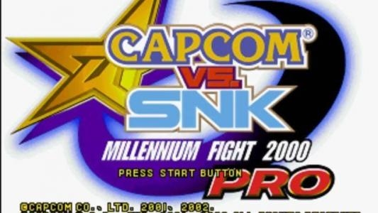 Capcom vs. SNK Pro titlescreen