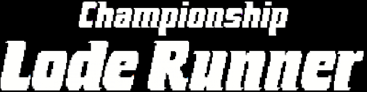 Championship Lode Runner clearlogo