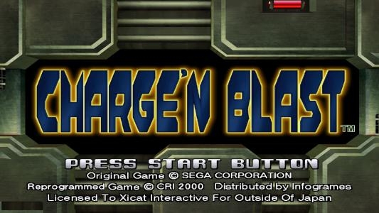 Charge 'n Blast titlescreen