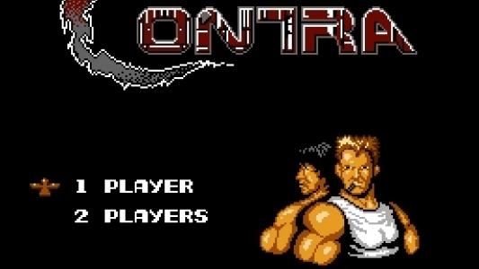 Contra: Revenge of the Red Falcon titlescreen