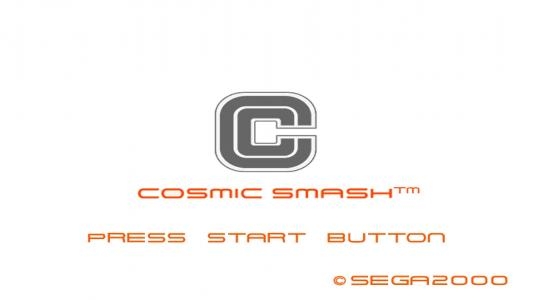 Cosmic Smash titlescreen