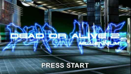 Dead or Alive 2 Millennium titlescreen