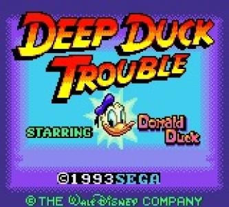 Deep Duck Trouble Starring Donald Duck screenshot