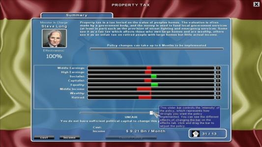 Democracy 2 screenshot