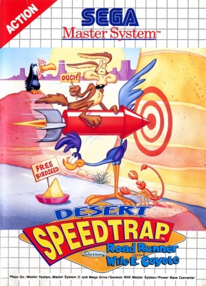 Desert Speedtrap starring Road Runner and Wile E. Coyote