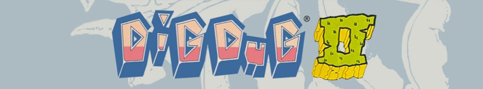 Dig Dug II: Trouble in Paradise banner