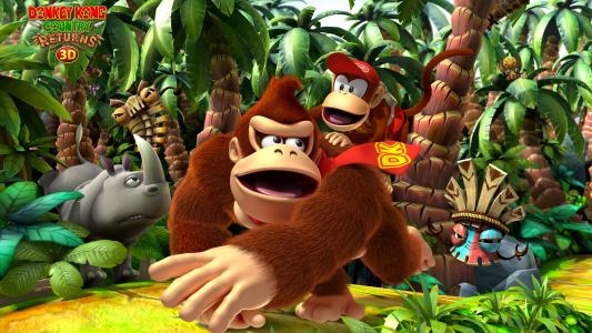 Donkey Kong Country Returns 3D fanart