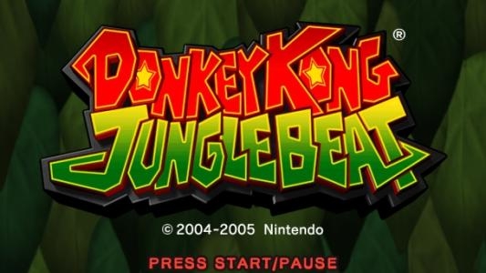 Donkey Kong Jungle Beat Pak titlescreen