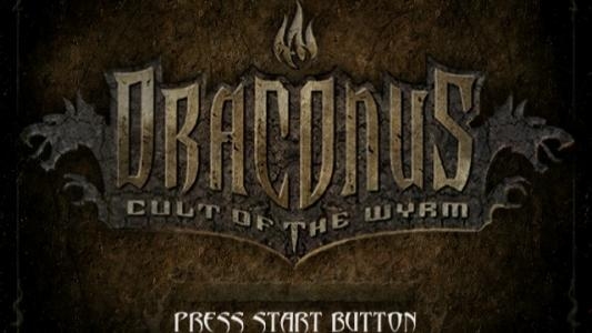 Draconus: Cult of the Wyrm titlescreen