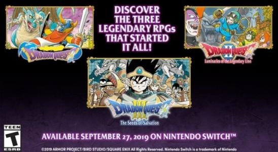 Dragon Quest / Dragon Quest II / Dragon Quest III banner