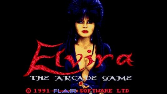 Elvira: The Arcade Game titlescreen