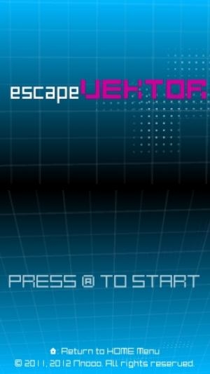 escapeVektor titlescreen