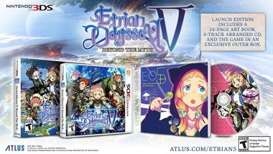 Etrian Odyssey V: Beyond the Myth Launch Edition