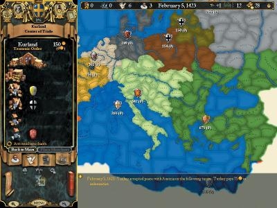 Europa Universalis II screenshot