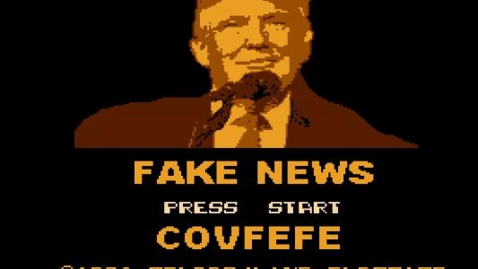 Fake News Covfefe titlescreen