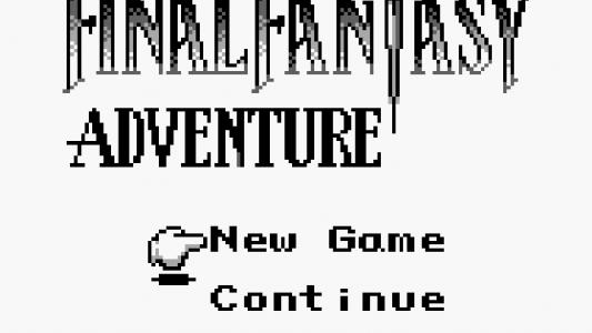 Final Fantasy Adventure titlescreen