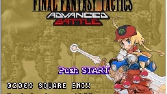 Final Fantasy Tactics Advance: Battle titlescreen