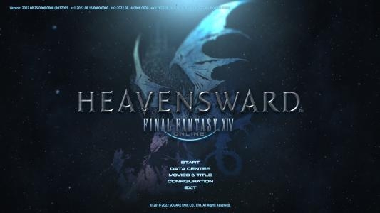 Final Fantasy XIV: Heavensward titlescreen