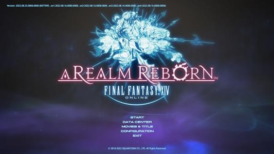 Final Fantasy XIV Online: A Realm Reborn titlescreen