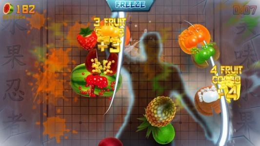 Fruit Ninja Kinect screenshot