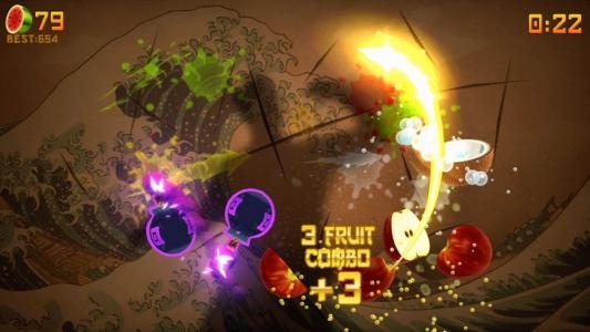 Fruit Ninja Kinect screenshot